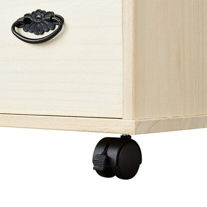 Paulownia chest with casters (MRY-03)