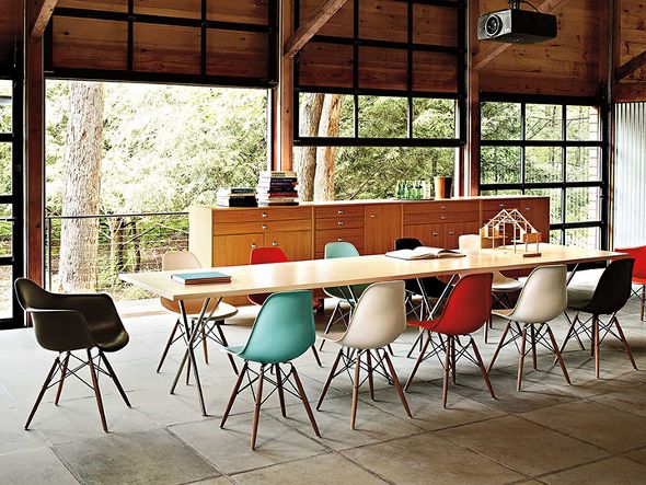 Eames Molded Plastic Side Shell Chair