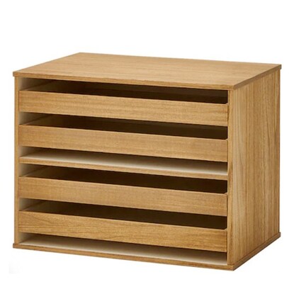 Total paulownia wood unit storage tray type (width 75 MR)