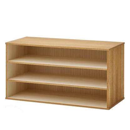 Total Paulownia wood unit storage, shelf type (width 100 MR)