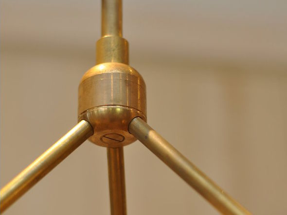 SOLID BRASS LAMP 6ARM Chandelier