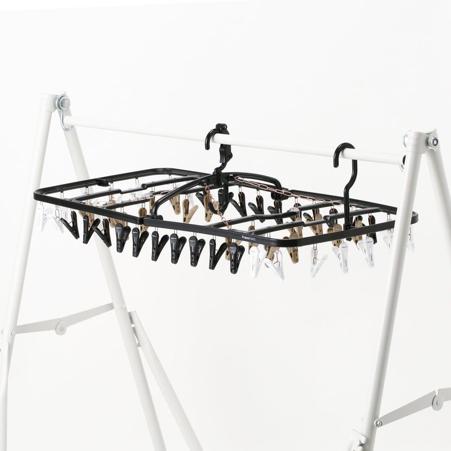 Laundry Hanger 52 Pinch White/Navy