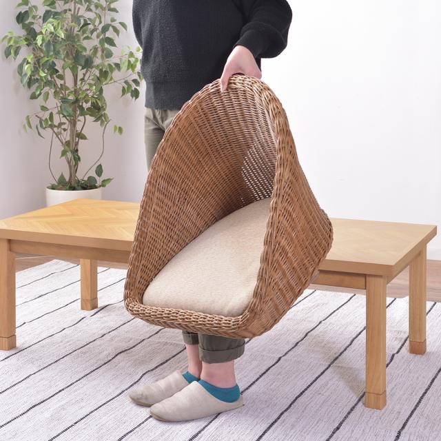 Sofa Floor Chair 1P Rattan Sofa Chair [Rattan]