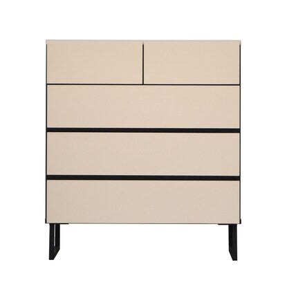 Greige 80cm wide low chest (GCE 80LC GY)