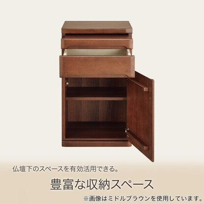 Sturdy natural wood Buddhist altar cabinet (BD-002 MBR)