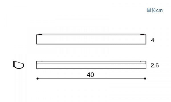 シェルフ WALL GUTTER