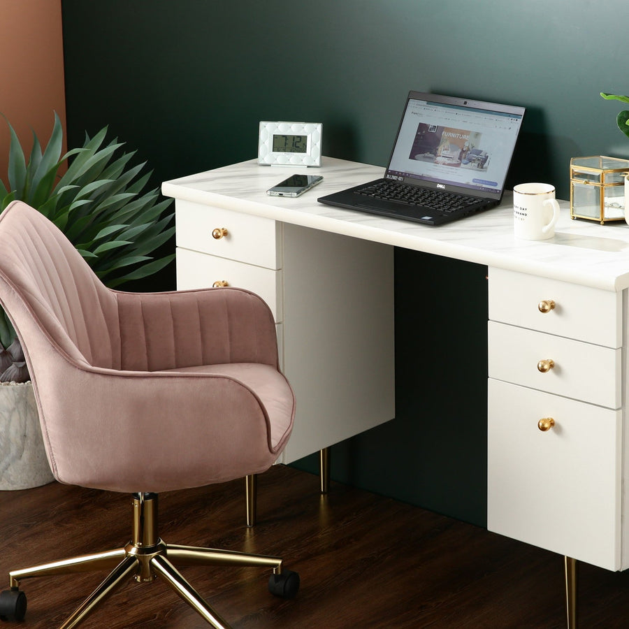 Eldorado Desk Chair Pink