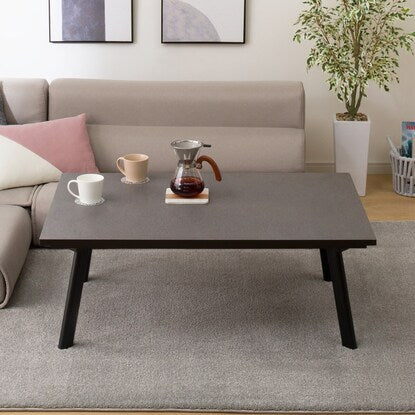 Modern design living room kotatsu (OS23 105 GY/BK)