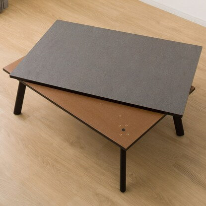 Modern design living room kotatsu (OS23 105 GY/BK)