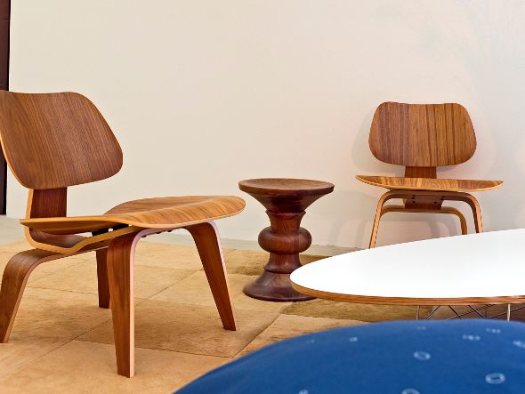 Eames Turned Stool