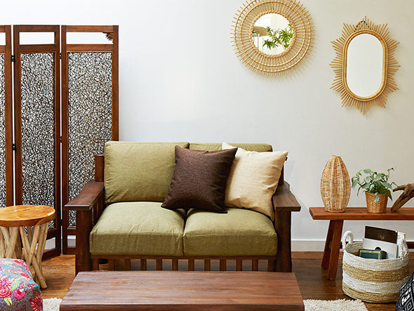 Rattan Mirror