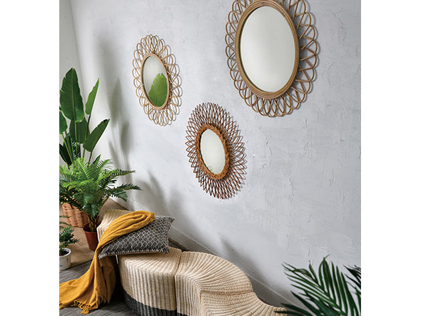 Rattan Mirror