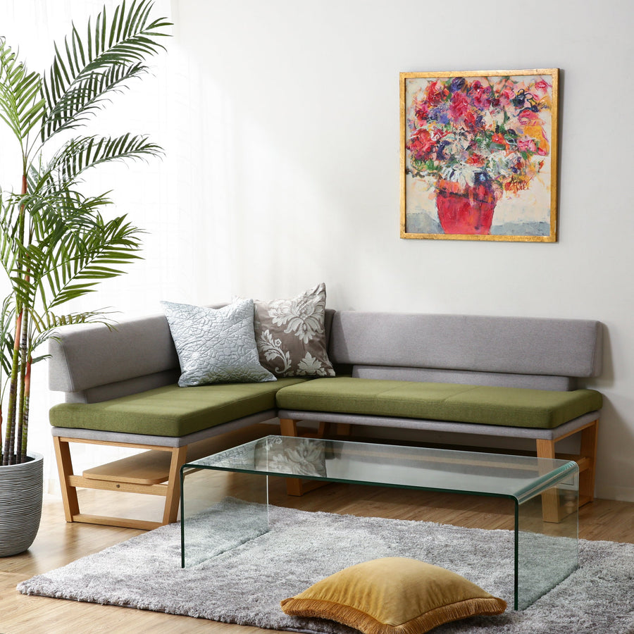 Lason Couch R Gray x Green (W1350)