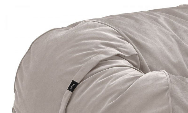 Fettsack M Velvet Light Gray