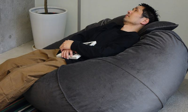 Fettsack Pillow Velvet Dark Gray