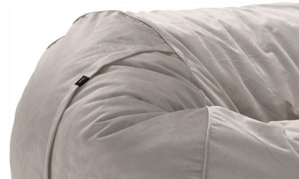 Fettsack L Velvet Light Gray