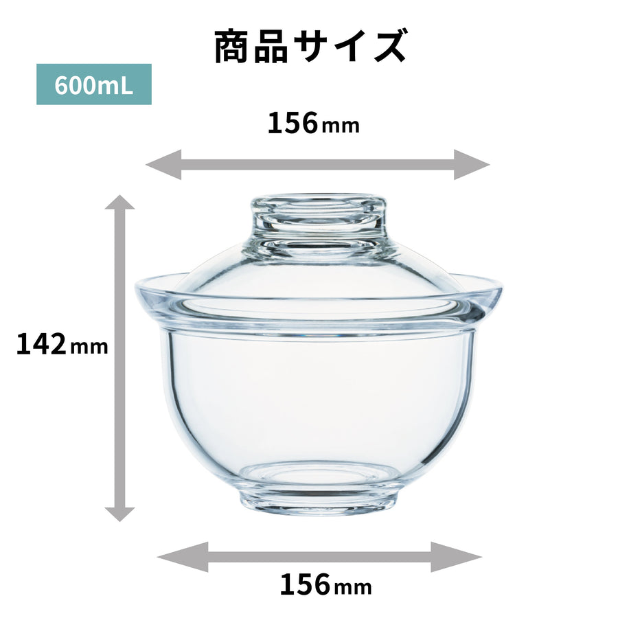 Living with Glass Glass Rice Bowl