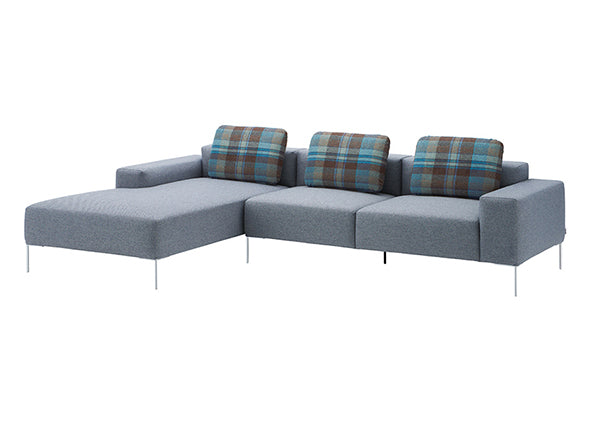 B504 COUCH + ONE ARM SOFA