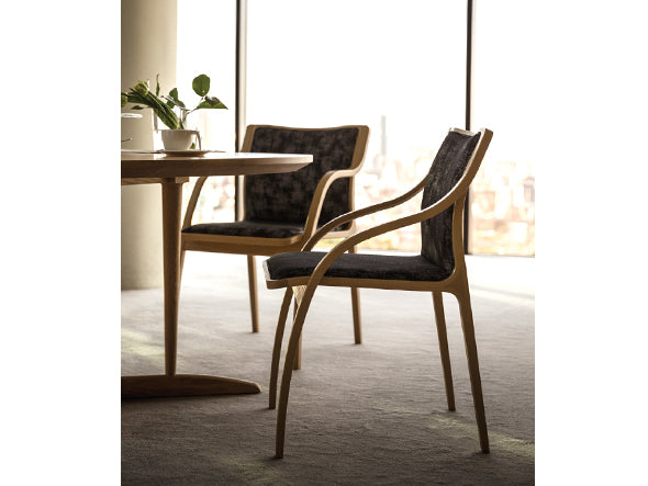 Scandinavia modern Semi Arm Chair