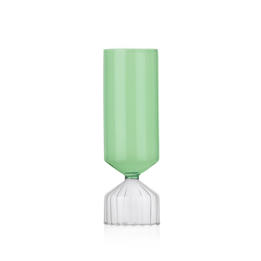 BOUQUET Short Flower Vase Clear/Green