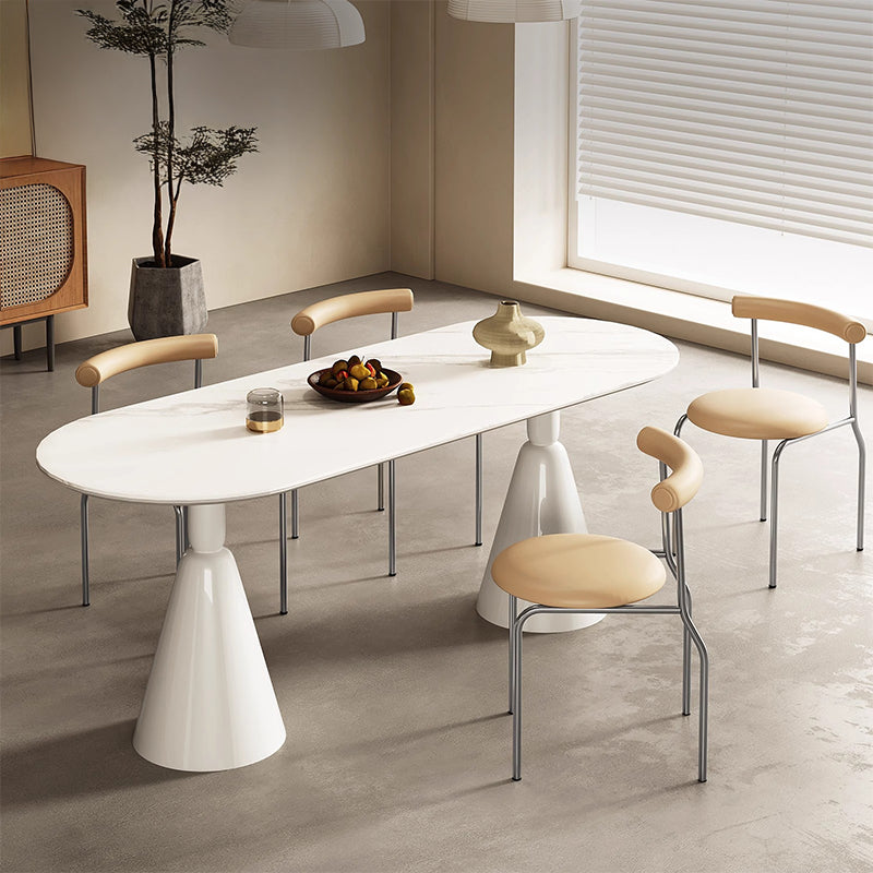 White Ceramic Dining Table