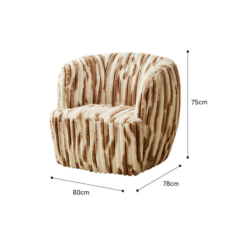 Marble pattern single sofa