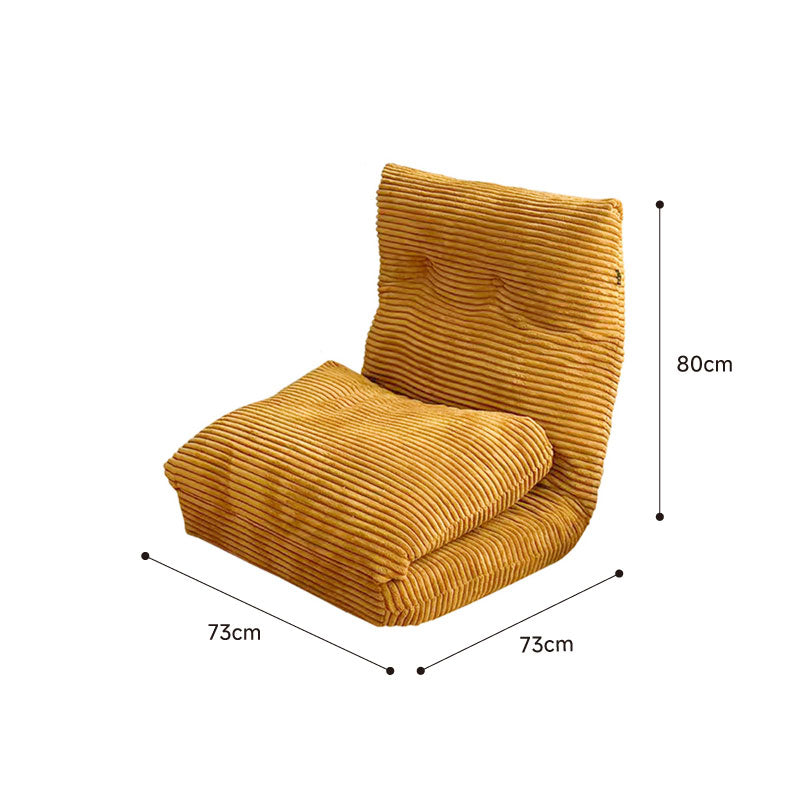 Corduroy high back folding sofa bed