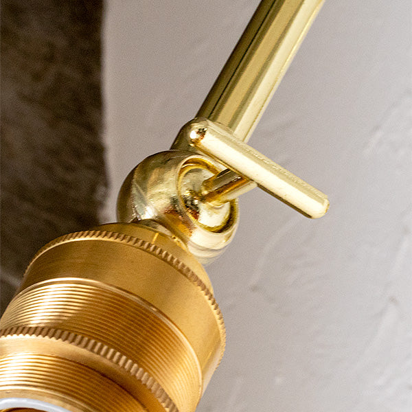 1 Light Wall Light Brass