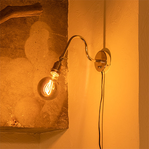 1 Light Wall Light Brass