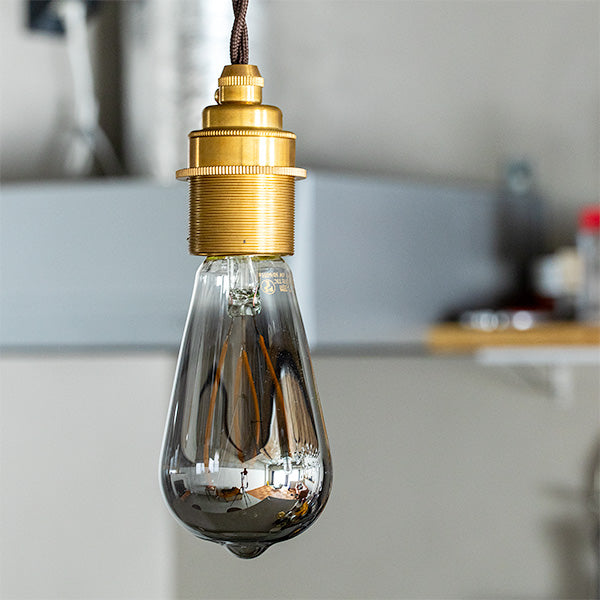 1-light pendant light, brass