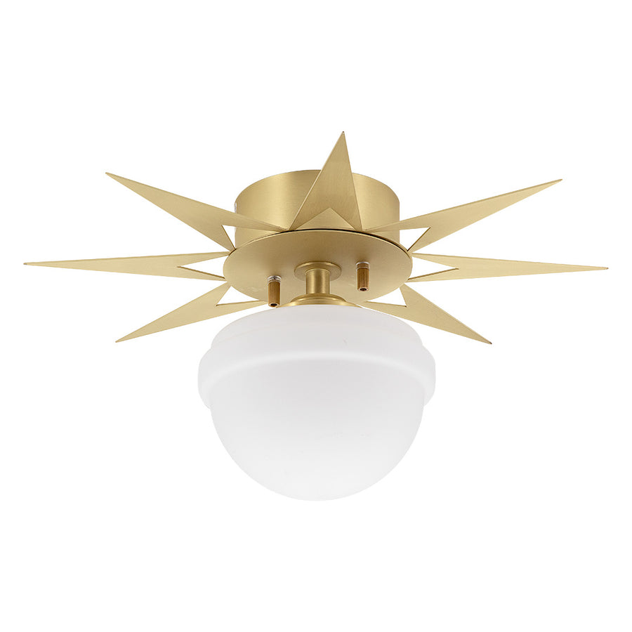 1-light ceiling light Finx Brass