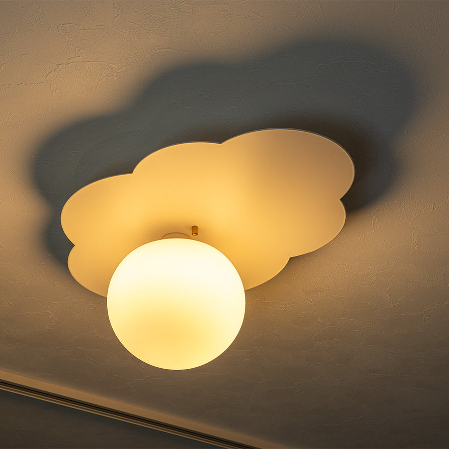 1-light ceiling light Burmese White