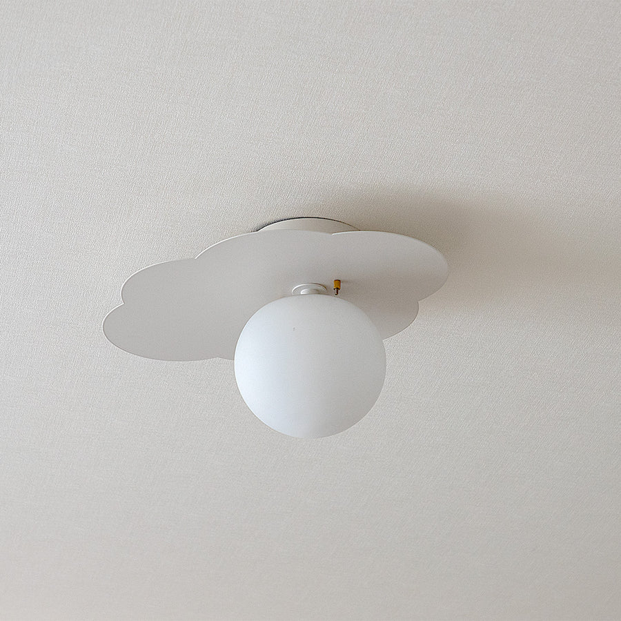 1-light ceiling light Burmese White