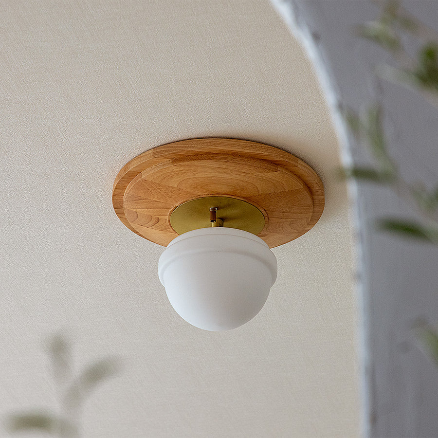 1-light ceiling light Ragdol Natural A60/White included
