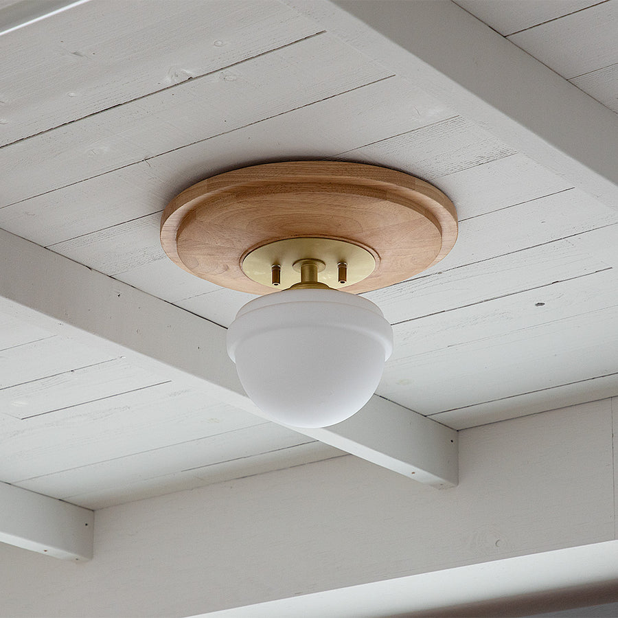 1-light ceiling light Ragdol Natural A60/White included