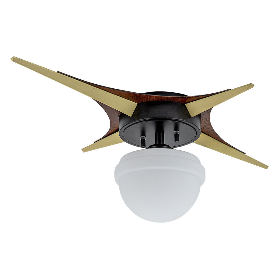 1-light ceiling light Belian Black A60/with white