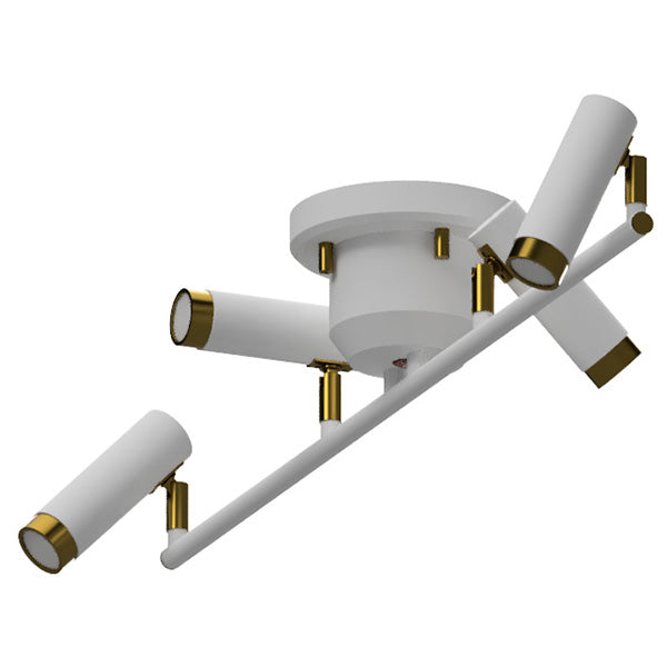 Nosh 4-light ceiling light, white