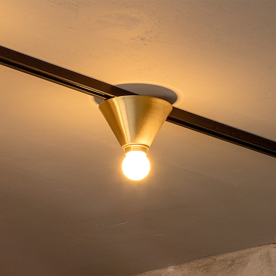 Mau 1-light ceiling light, brass