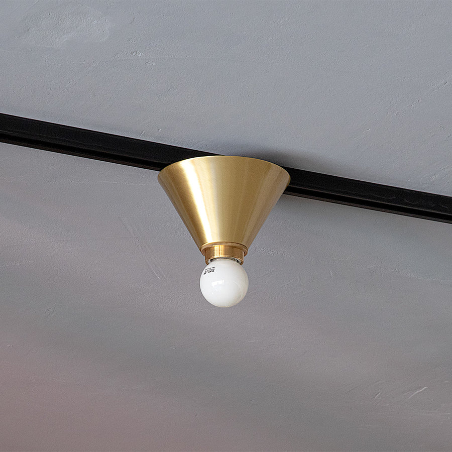 Mau 1-light ceiling light, brass