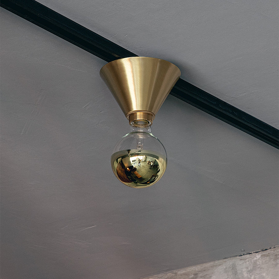 Mau 1-light ceiling light, brass