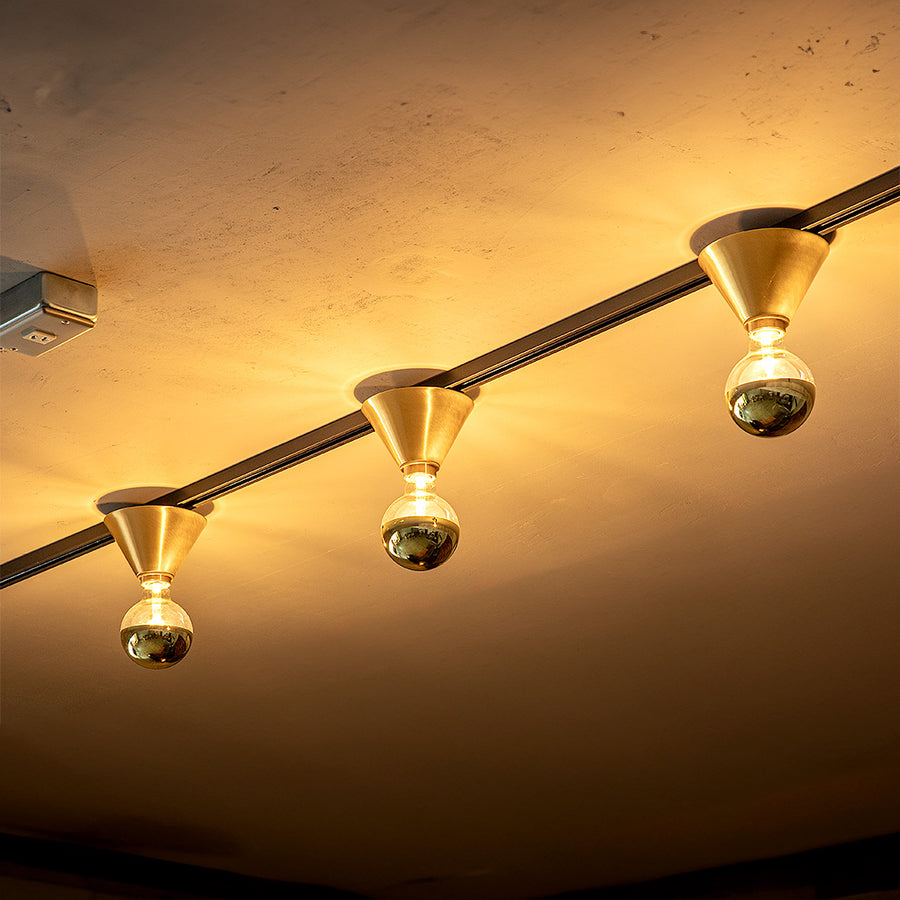 Mau 1-light ceiling light, brass