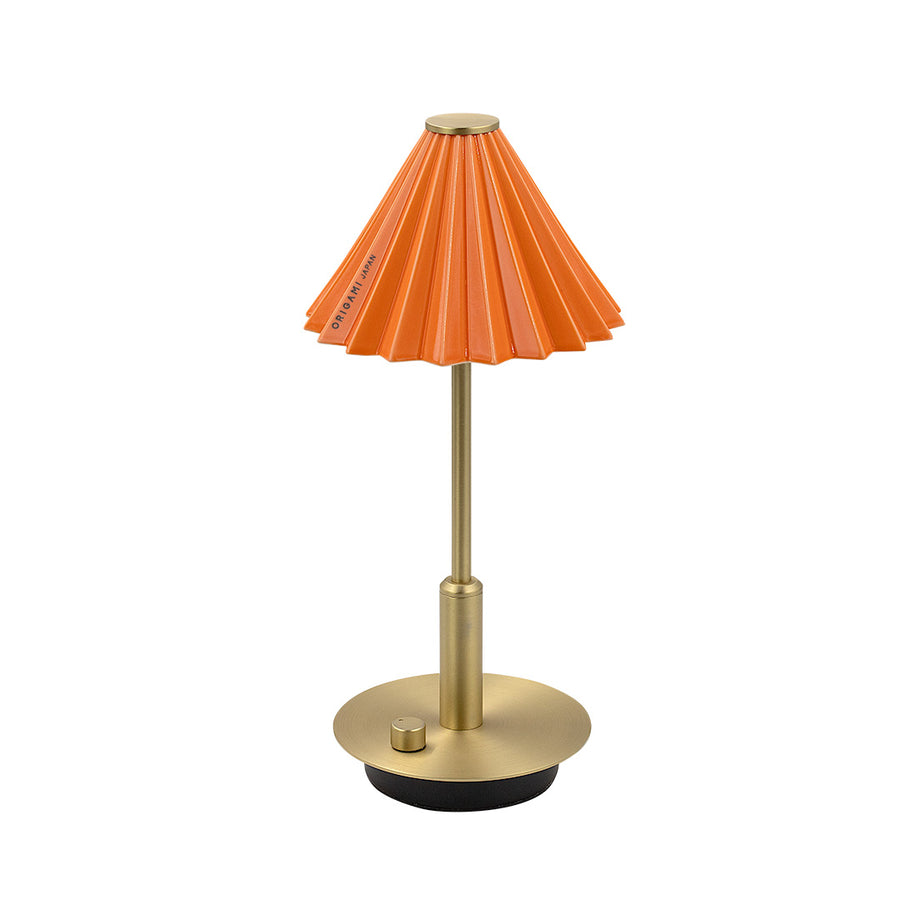 ORIGAMI LAMP ポータブル ブラス/オレンジ