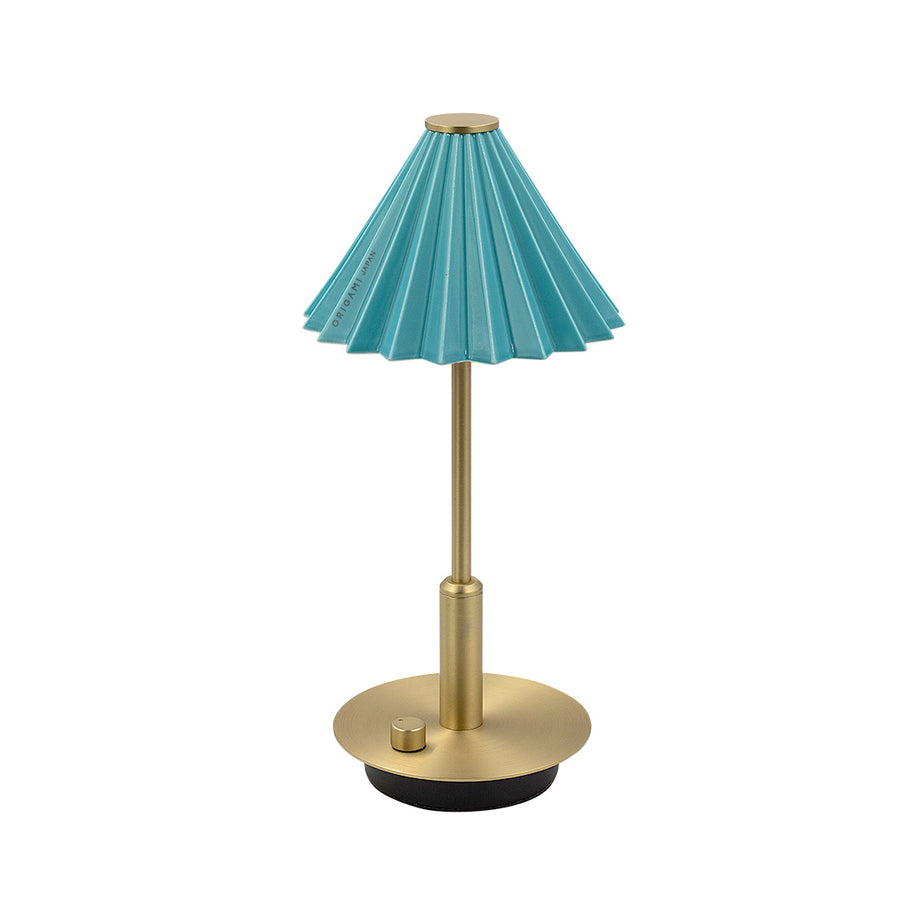 ORIGAMI LAMP ポータブル ブラス/ターコイズ