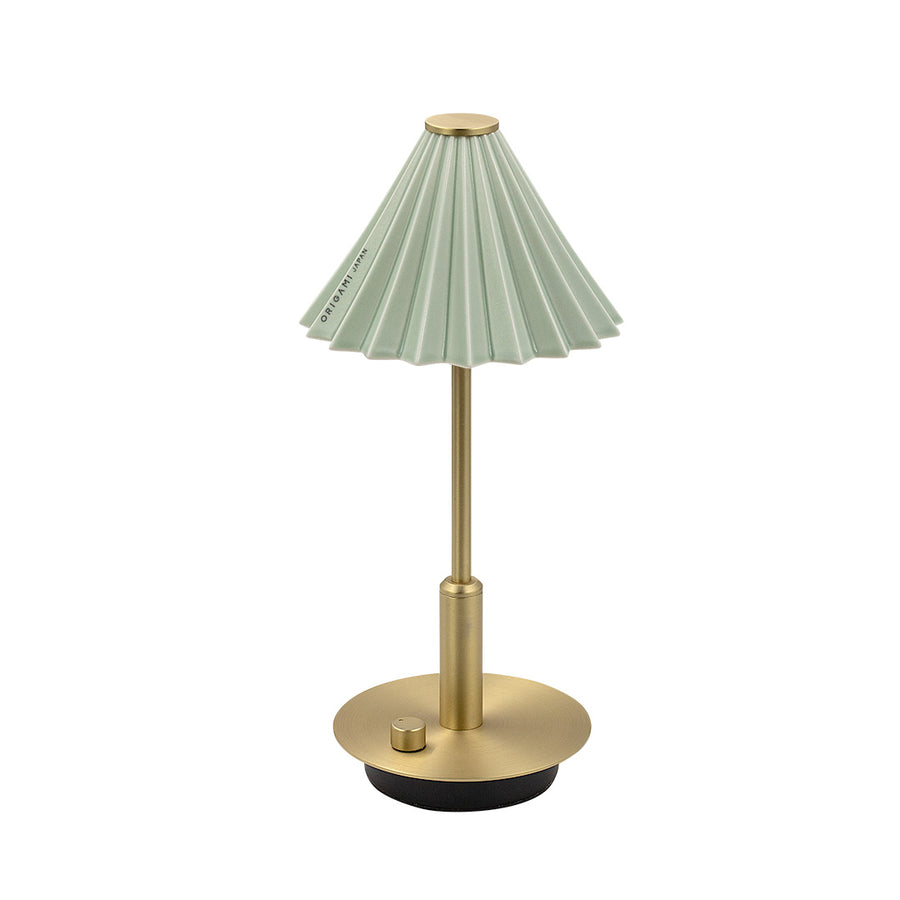 ORIGAMI LAMP ポータブル ブラス/マットグリーン