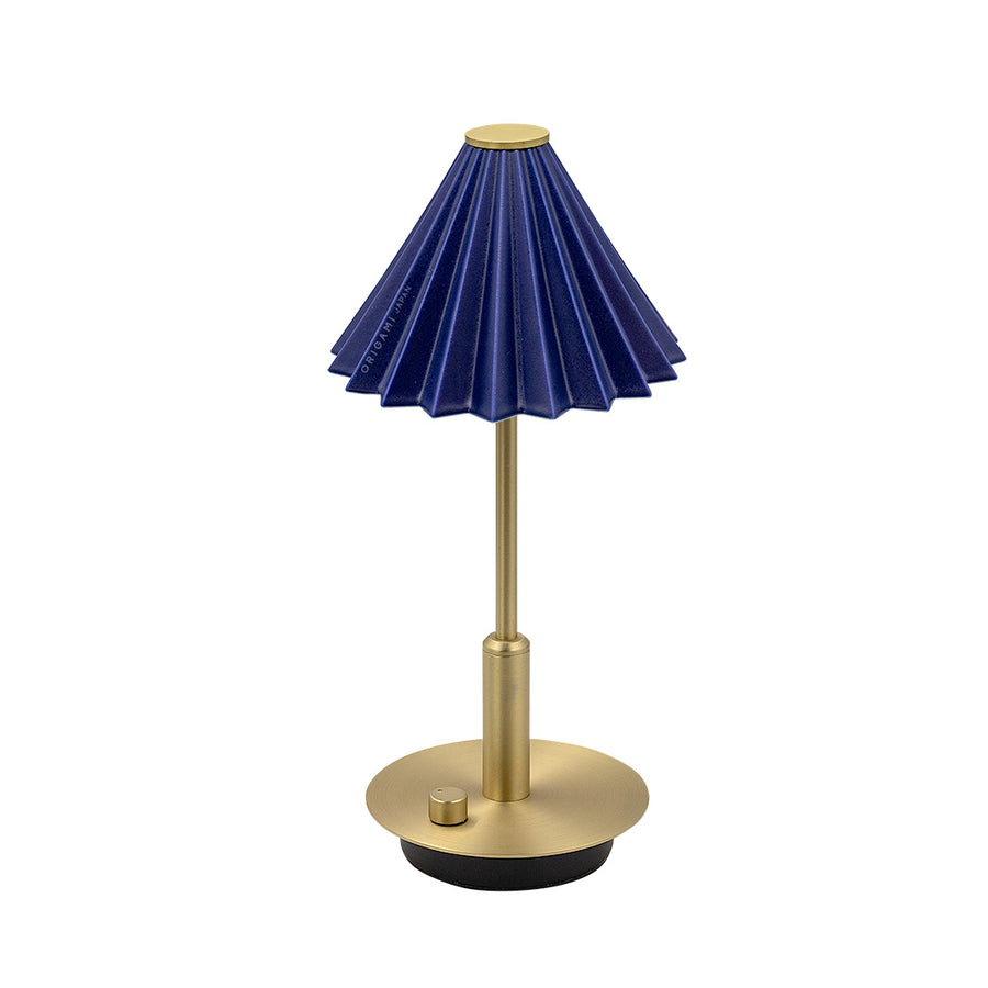 ORIGAMI LAMP ポータブル ブラス/マットネイビー