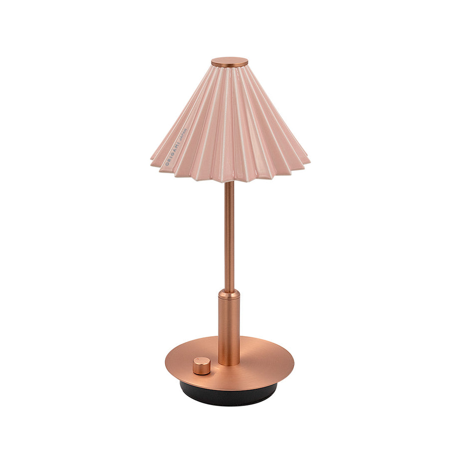 ORIGAMI LAMP Portable Copper/Pink