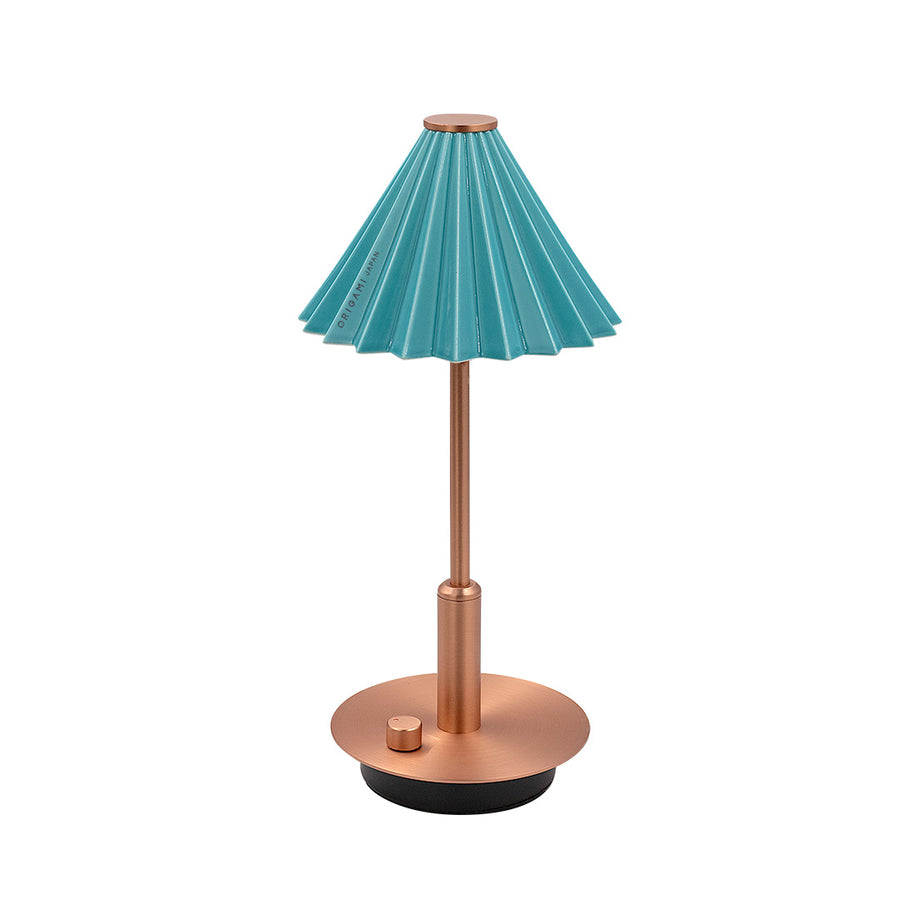 ORIGAMI LAMP ポータブル コッパー/ターコイズ