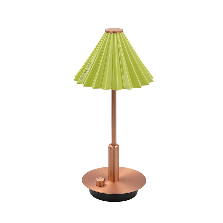 ORIGAMI LAMP ポータブル コッパー/グリーン