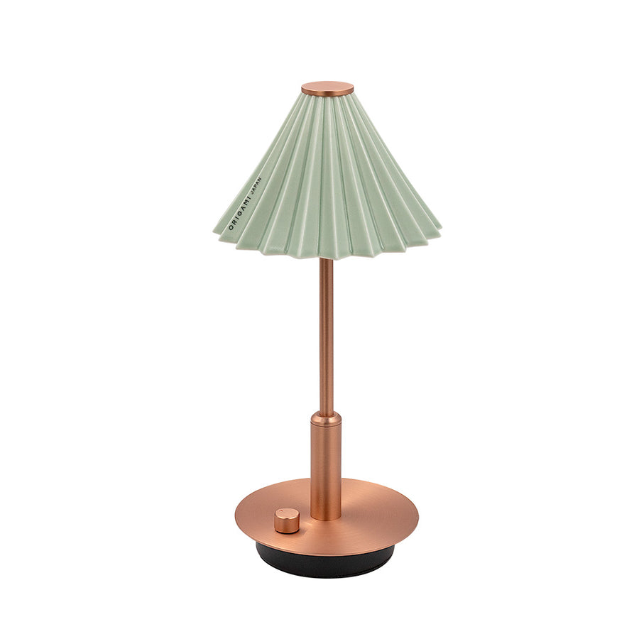 ORIGAMI LAMP Portable Copper/Matte Green