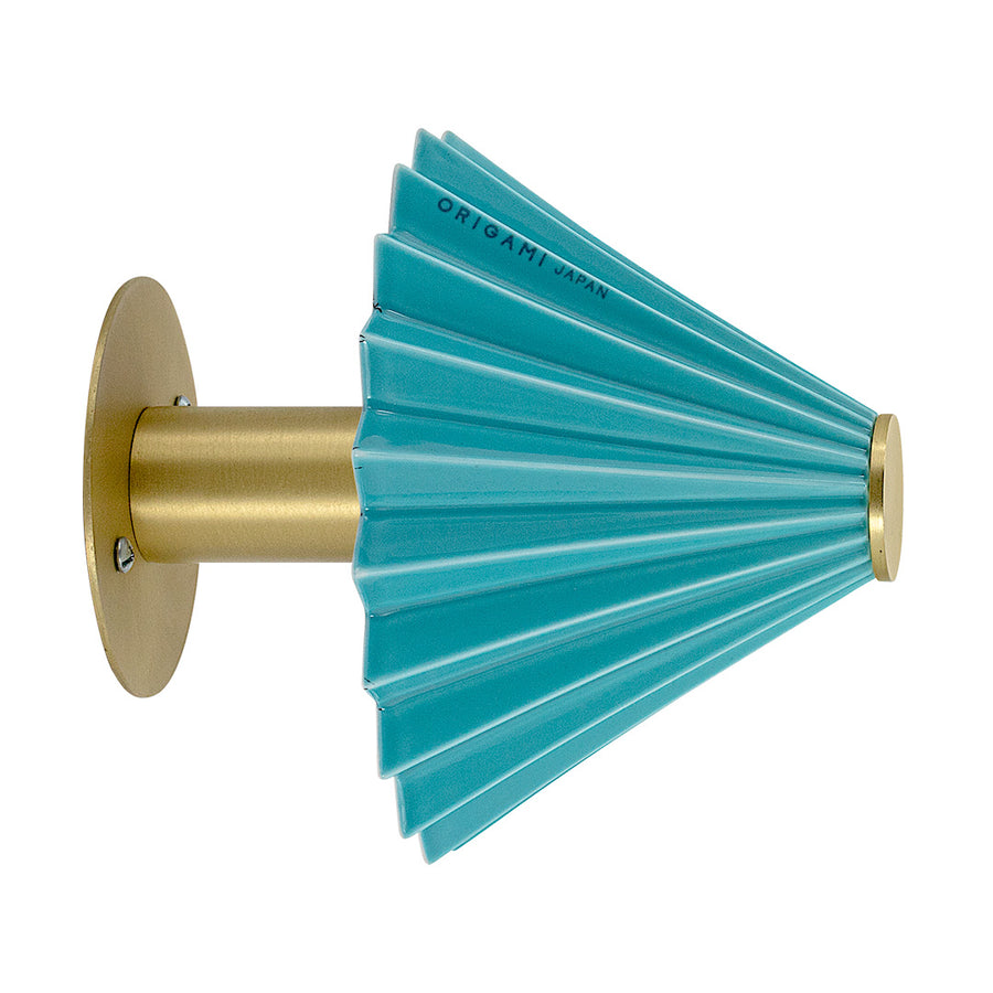 ORIGAMI LAMP BRACKET Turquoise